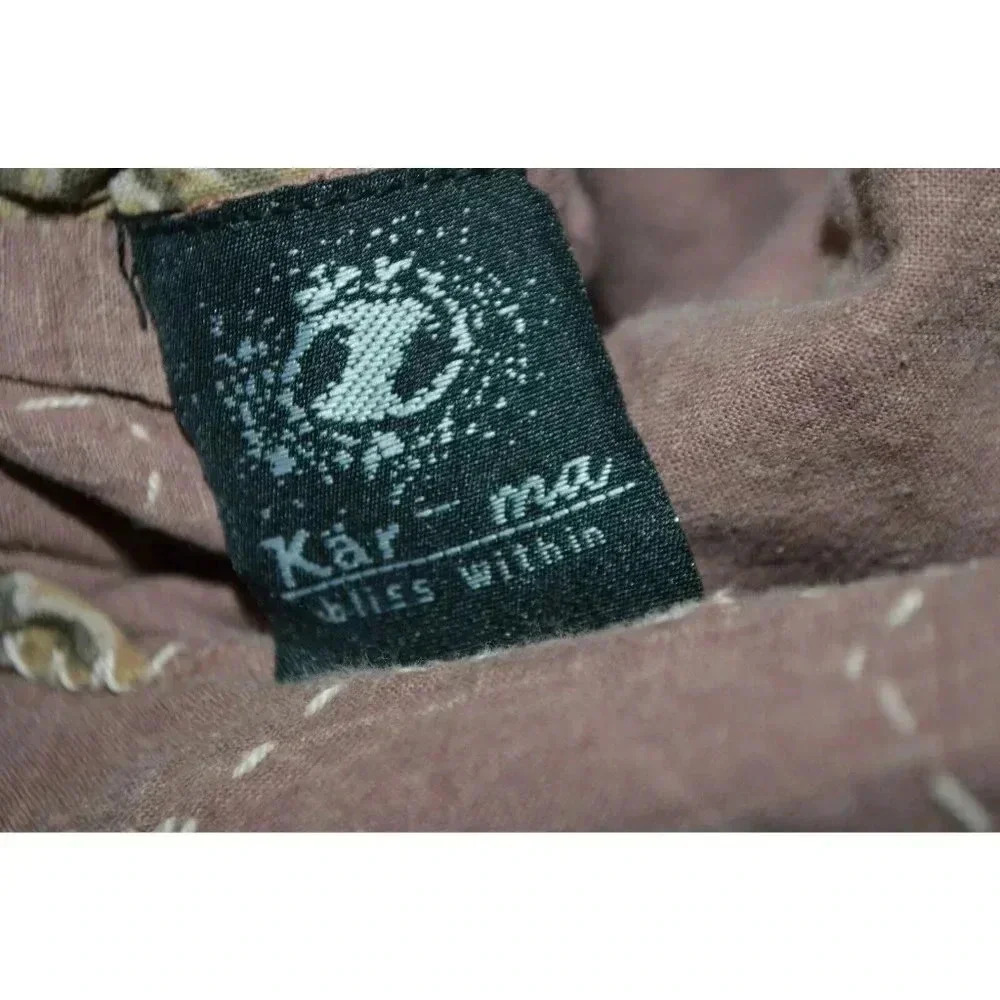 Kar-ma Bliss Within Boho Turtle Reversible Wood Bu - Picture 9 of 9